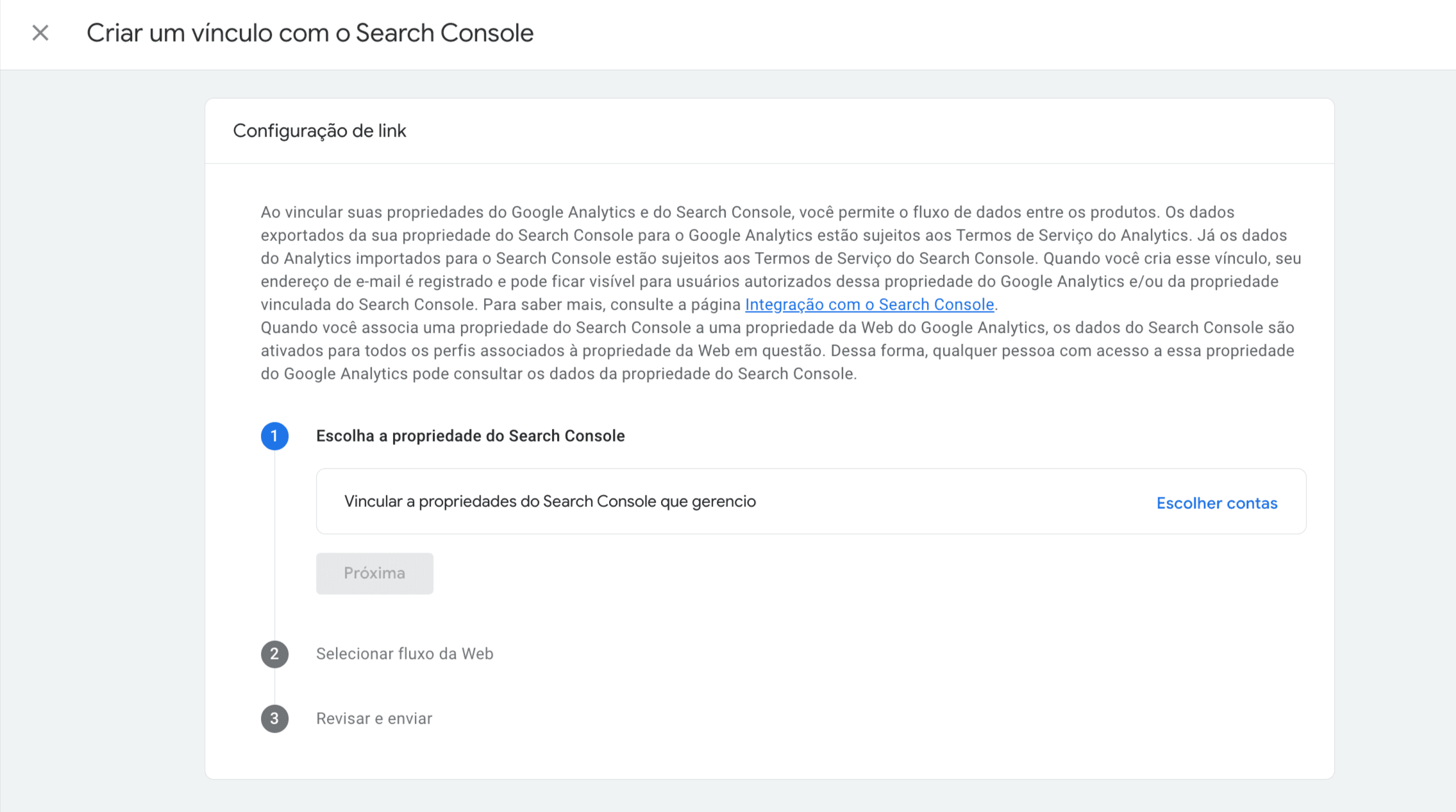 Vinculando search console ao ga4 - passo 3.png