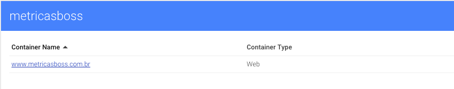 Como instalar google-analytics via Google Tag Manager - Passo 1