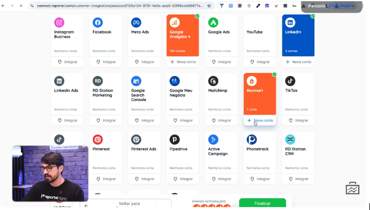Etapa 1 - Passo 3-2 - Dashboard Hotmart com Reportei Sync.png