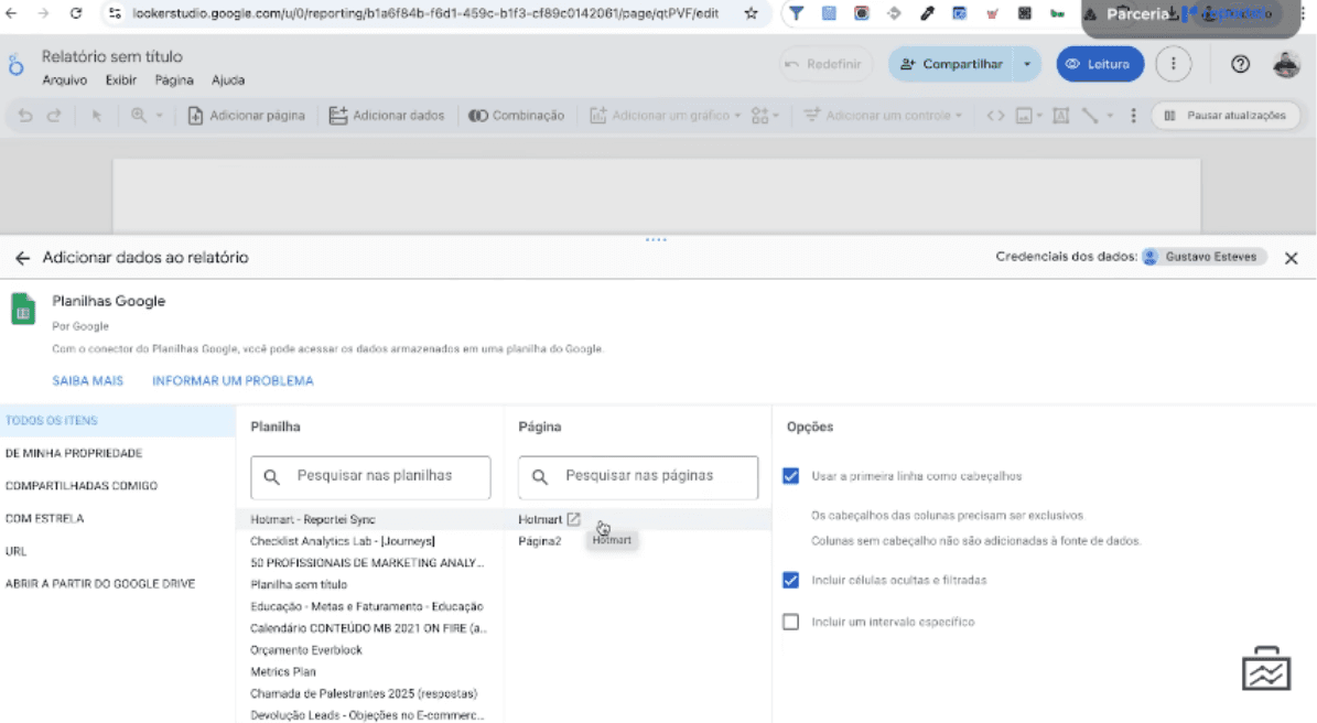 Etapa 3 - Passo 3 - Dashboard Hotmart com Reportei Sync.png