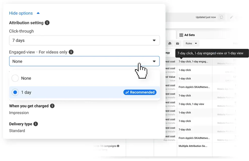 Meta lança configuração de atribuição baseada no engajamento com vídeos.webp